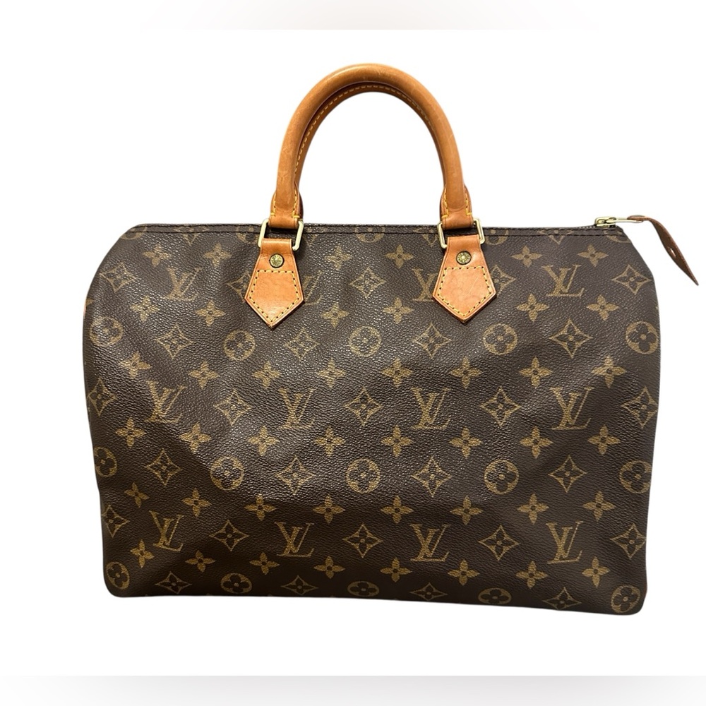 Authentic Louis Vuitton Monogram Speedy 35